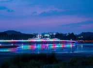 천안 성성호수공원 고보조명 꽃길 하나네트웍스 제품기사