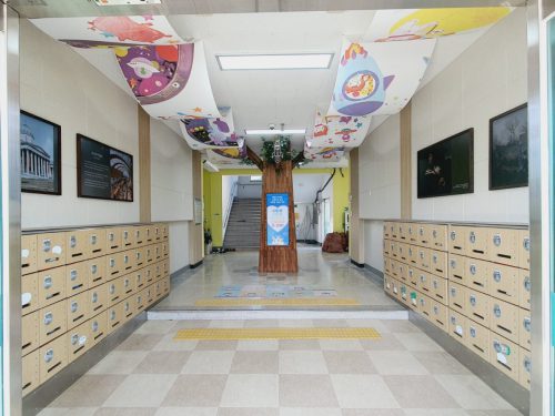 천안 업성초등학교 블루캔버스 설치