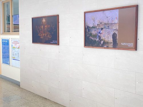 충남외국어고등학교 블루캔버스 설치