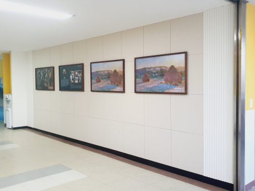 천안 백석초등학교 블루캔버스 설치