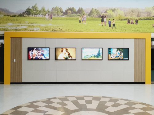 아산 성심학교 블루캔버스 설치