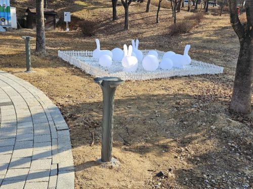 밀양 어린이 교통공원 볼라드등