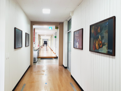 서산 대산중학교 블루캔버스 설치