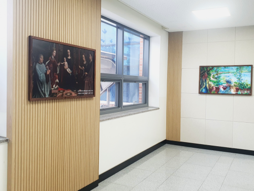 천안 서여자중학교 블루캔버스 설치