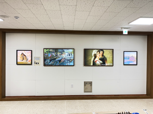 아산 신화초등학교 블루캔버스 설치