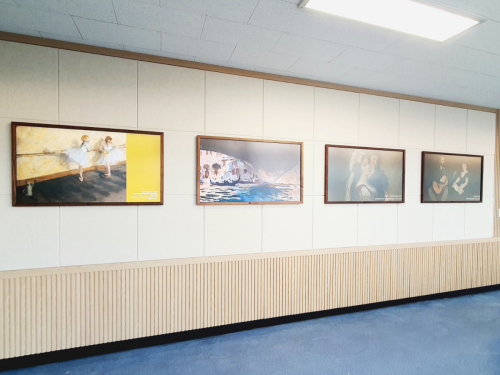 홍성 K-POP고등학교 블루캔버스 설치