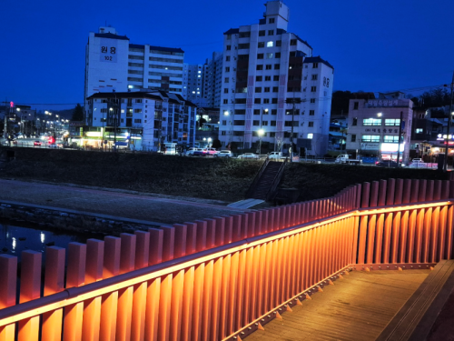 횡성교 플렉시블 조명