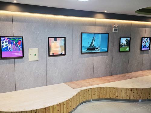 아산 공수초등학교 블루캔버스 설치