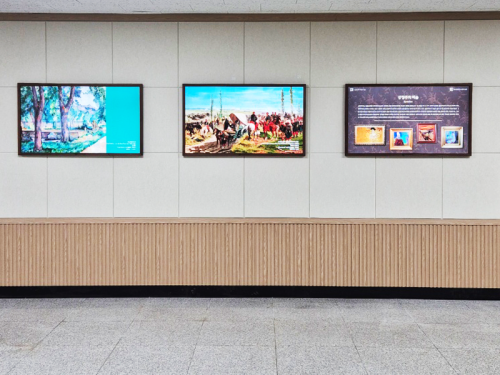 서산 예천초등학교 스마트갤러리 설치