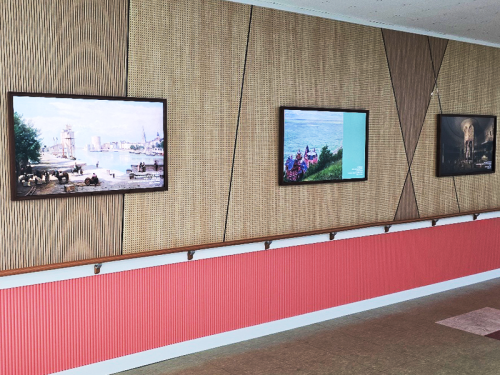 청주 비봉초등학교 스마트갤러리 설치