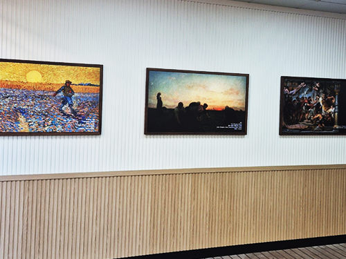 아산 배방고등학교 블루캔버스 설치