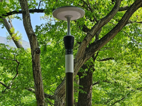 밀양 표충사 보안등