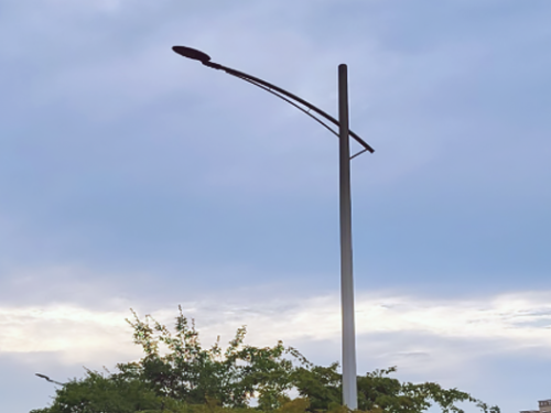 백석 노태산 포레나 아파트 및 근린공원 공사현장 가로등