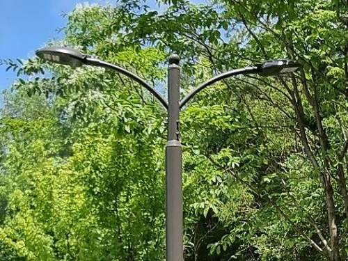 백석동 보행자도로 가로등