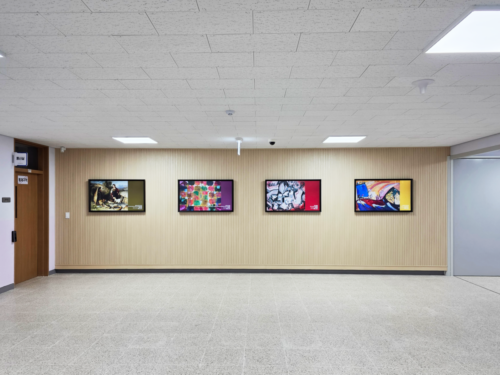 아산 세교중학교 블루캔버스 설치